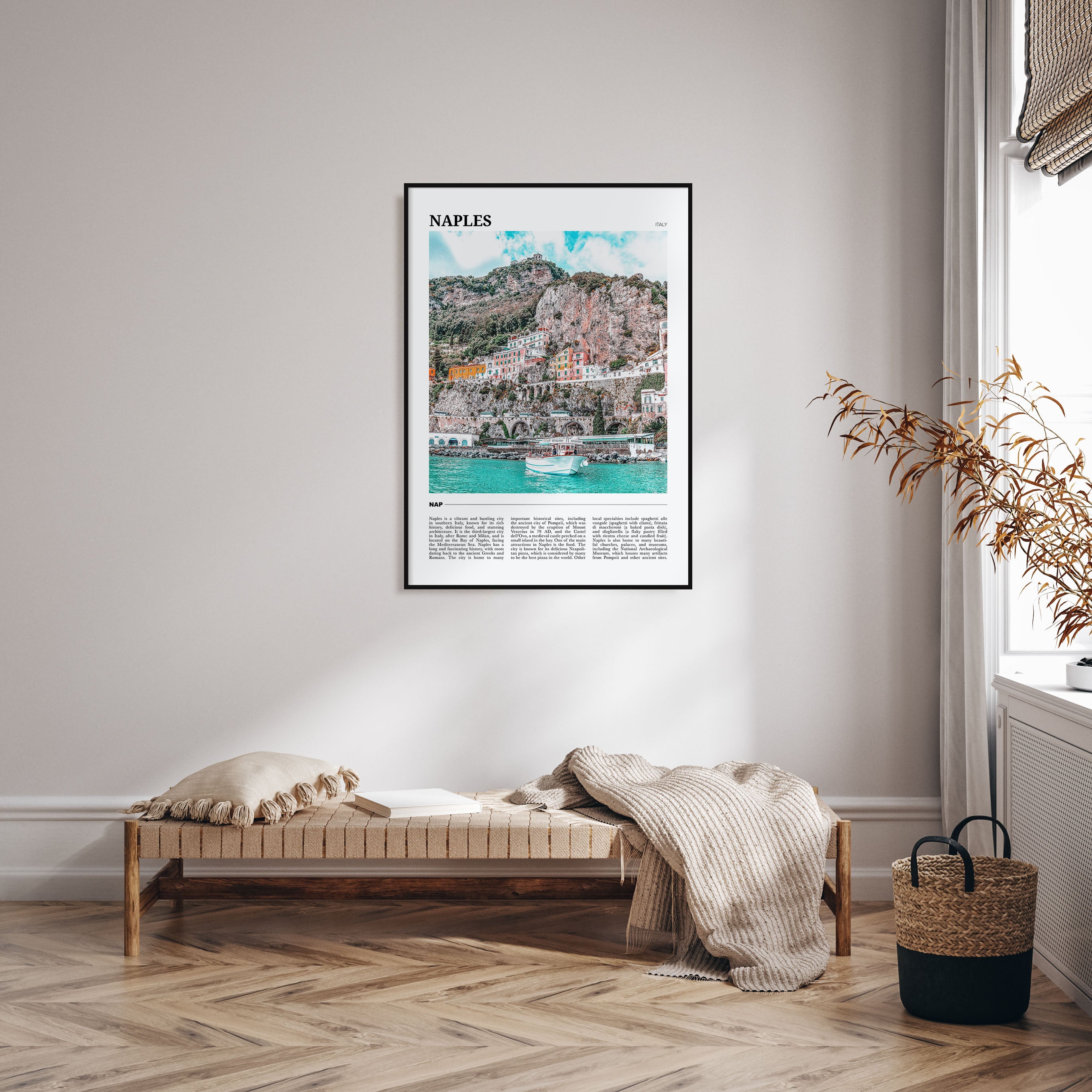 Naples, Italy Travel Color No 1 Poster