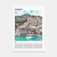 Naples, Italy Travel Color No 1 Poster