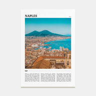 Naples, Italy Travel Color No 2 Poster