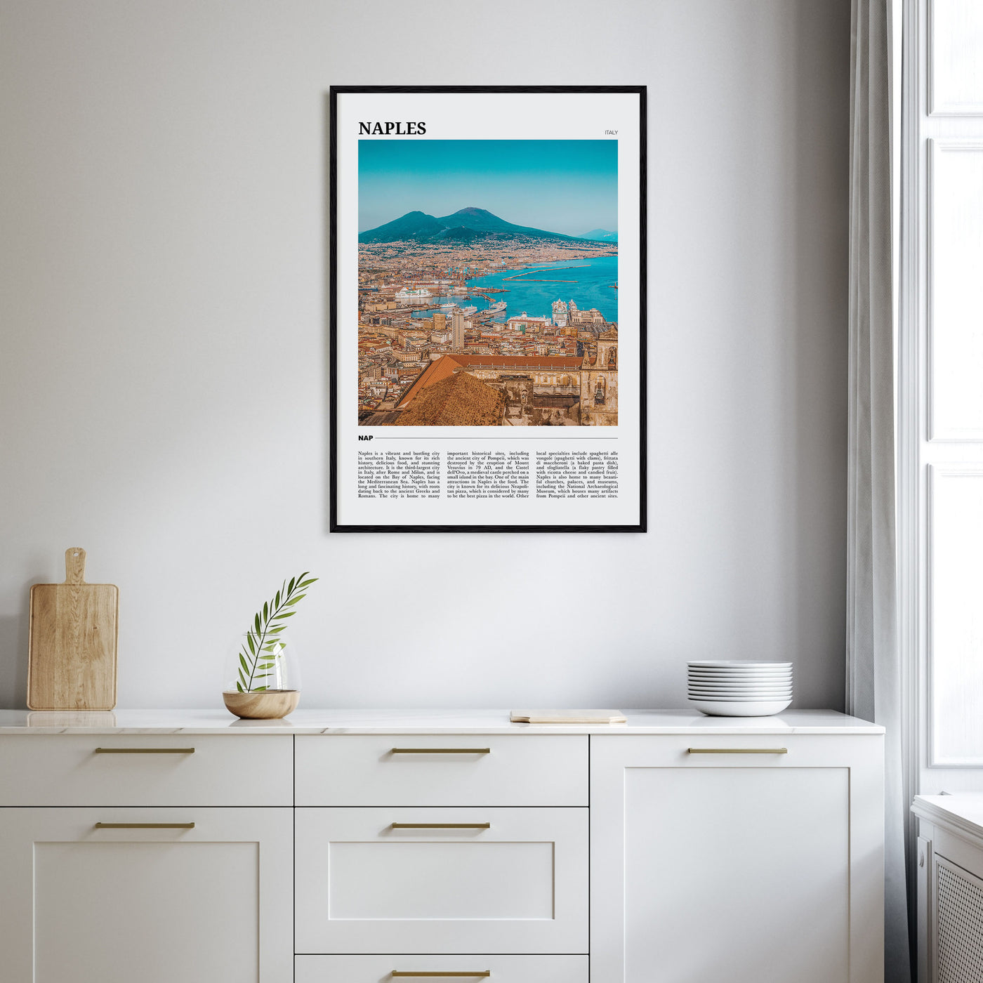 Naples, Italy Travel Color No 2 Poster