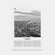 Napoli Travel B&W Poster