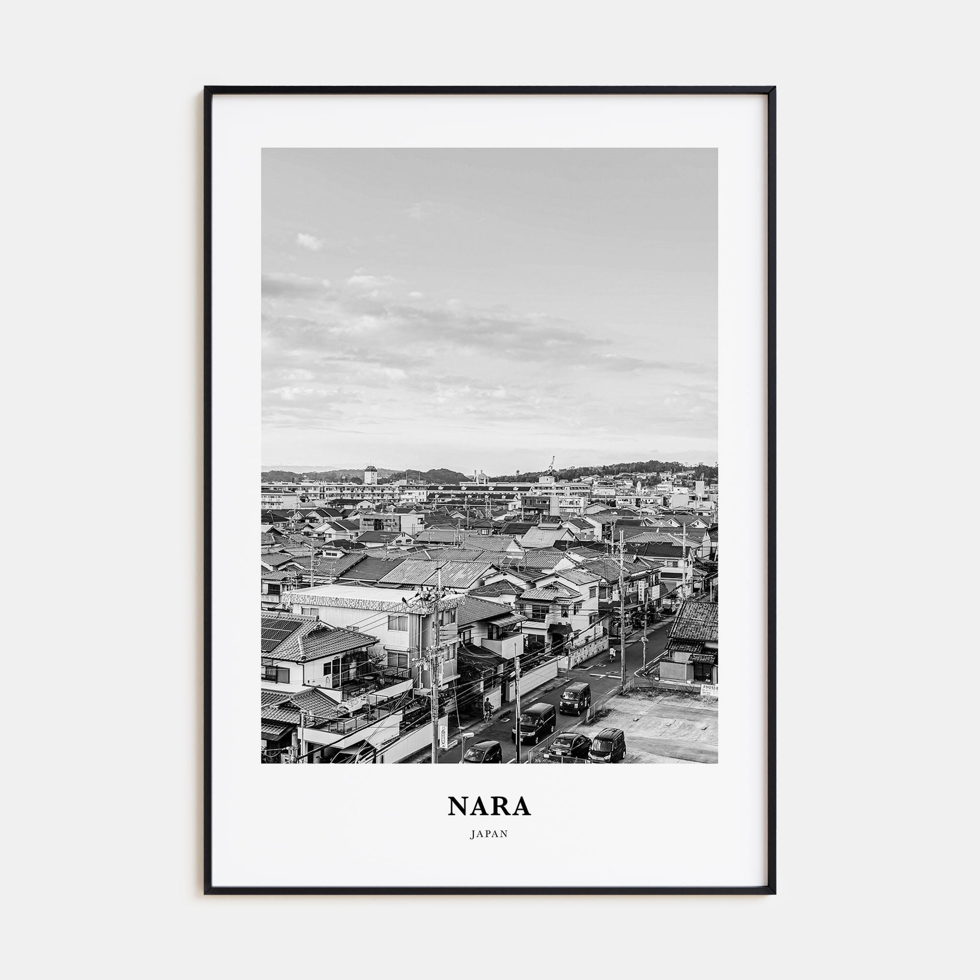 Nara Portrait B&W Poster