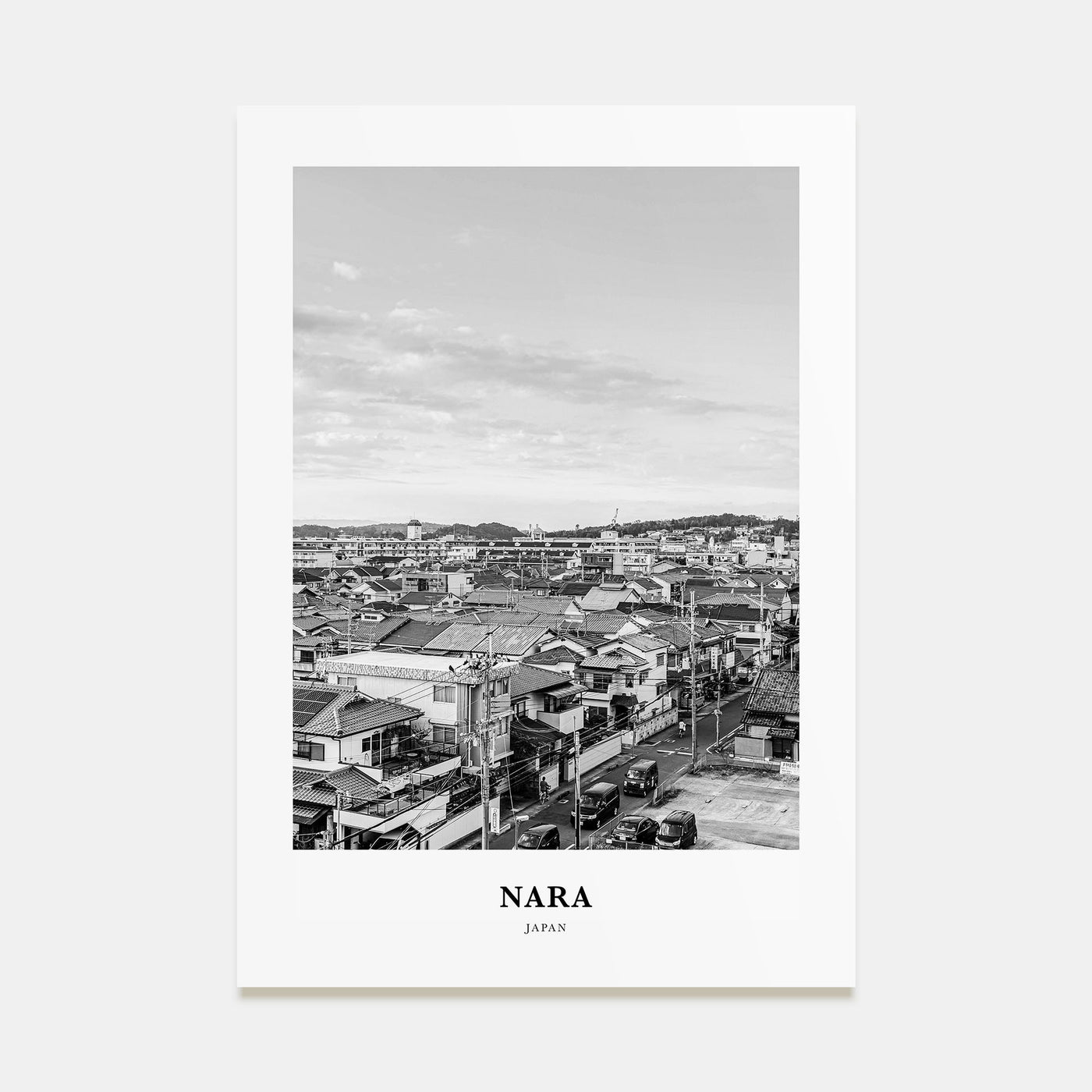Nara Portrait B&W Poster