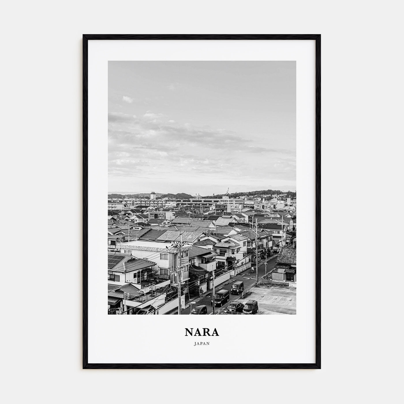 Nara Portrait B&W Poster