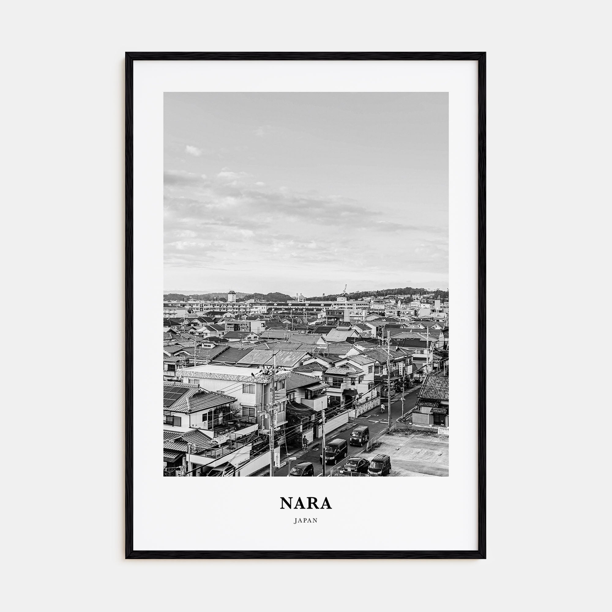 Nara Portrait B&W Poster