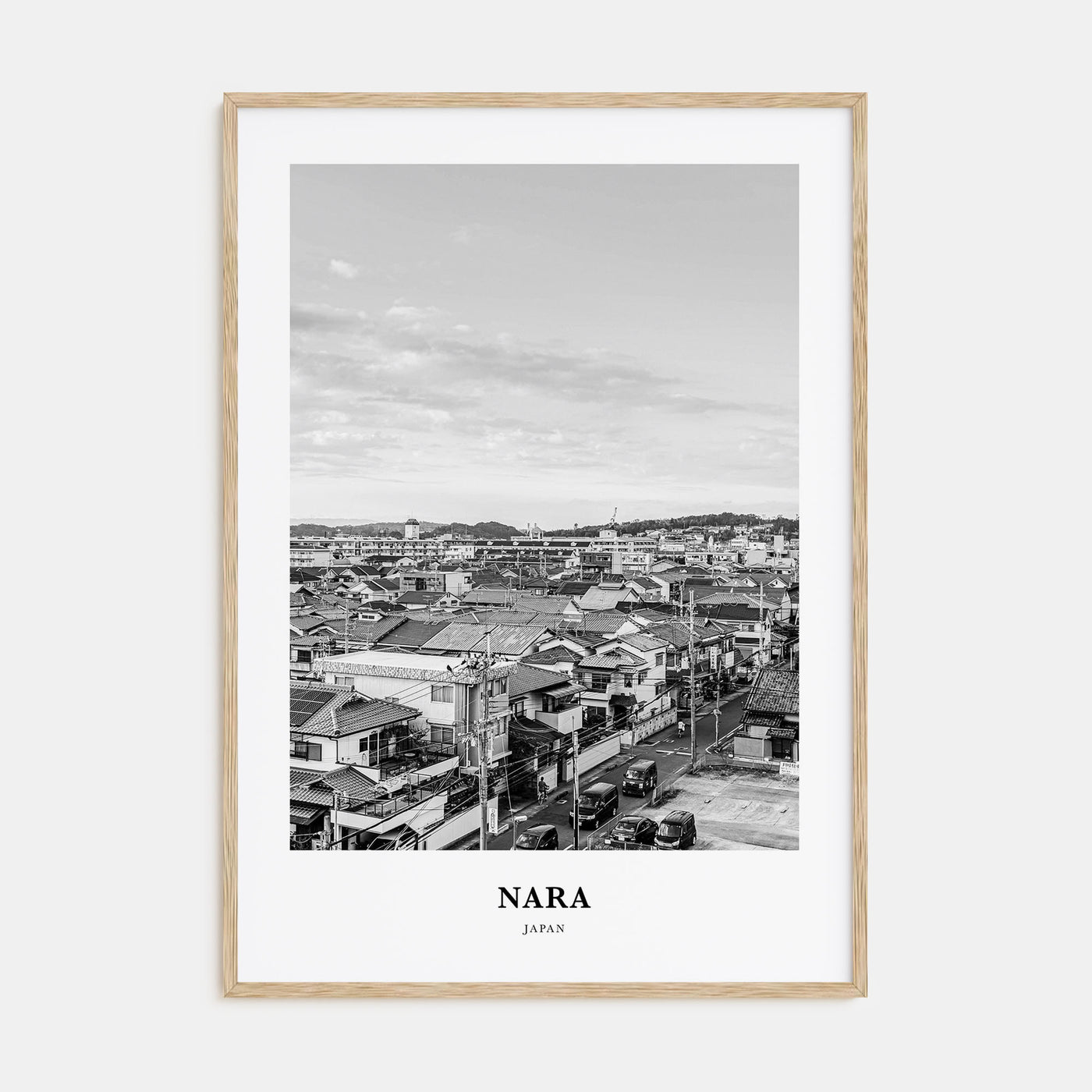 Nara Portrait B&W Poster