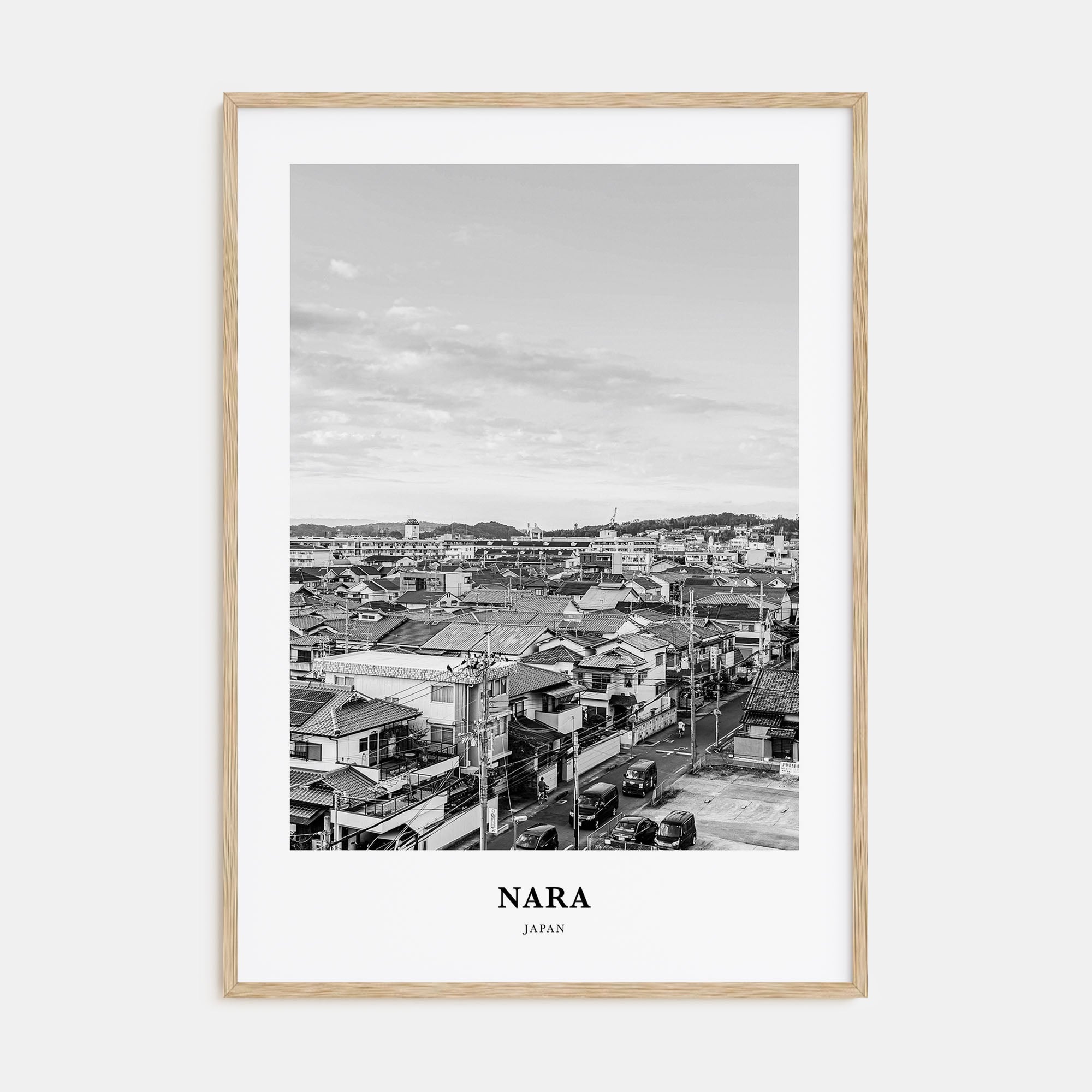 Nara Portrait B&W Poster