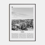 Nara Travel B&W Poster