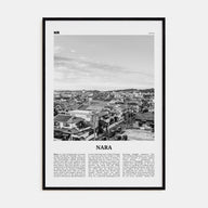 Nara Travel B&W Poster