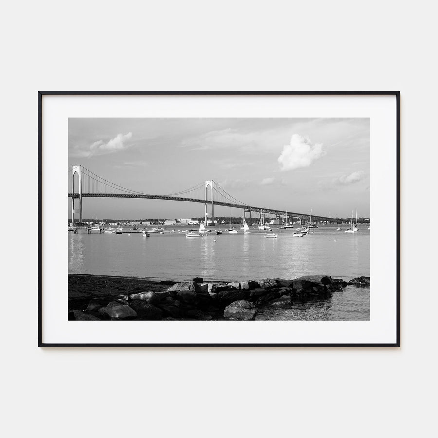 Narragansett Landscape B&W Poster
