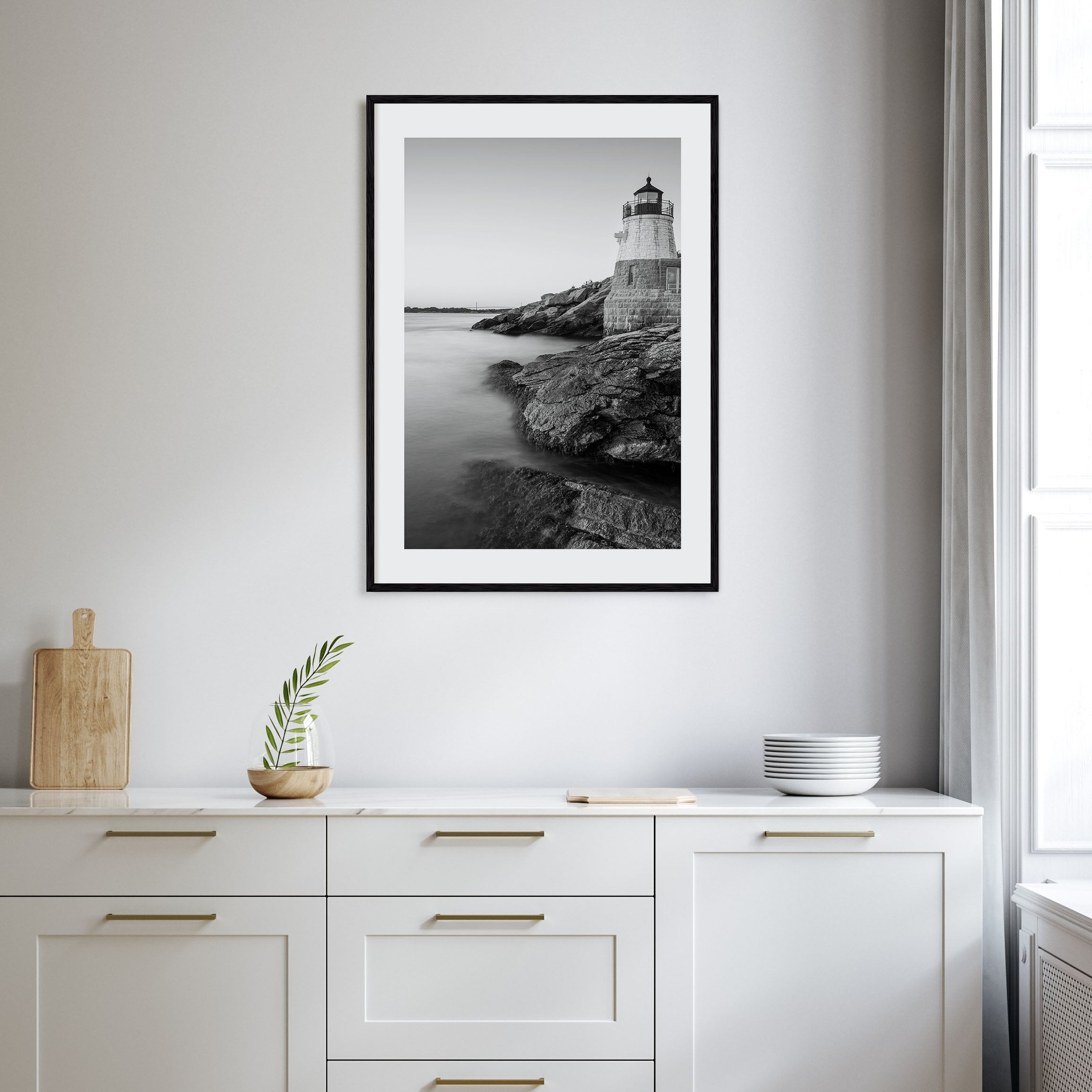 Narragansett Photo B&W No 1 Poster