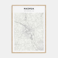 Nashua Map Portrait Poster