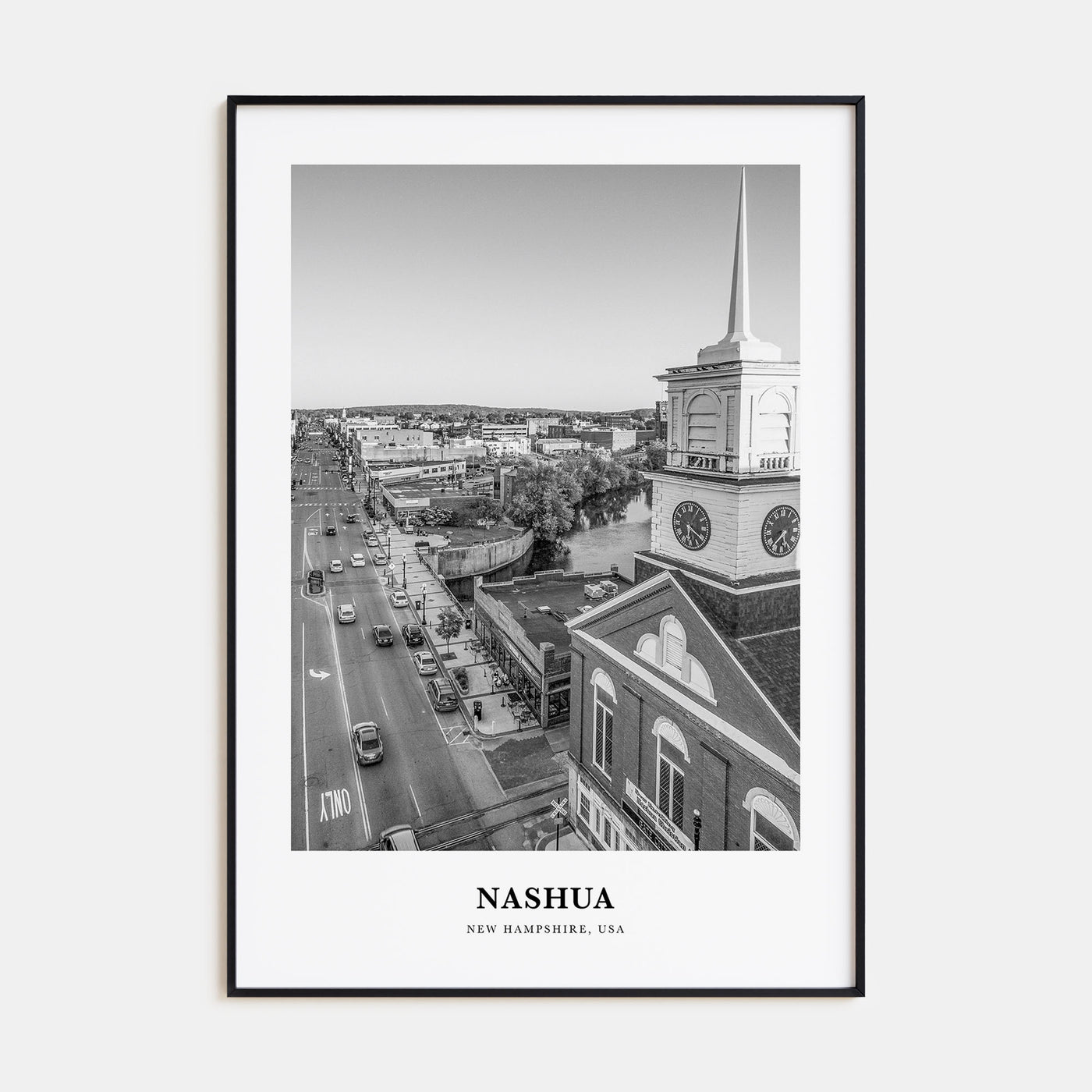Nashua Portrait B&W Poster