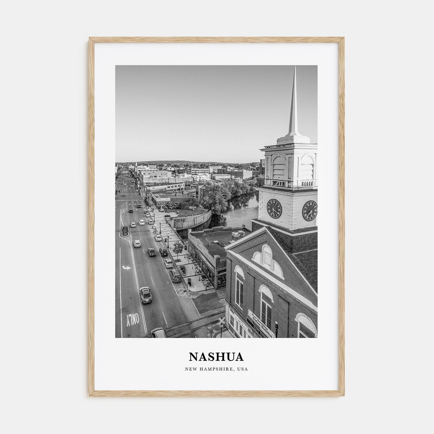 Nashua Portrait B&W Poster