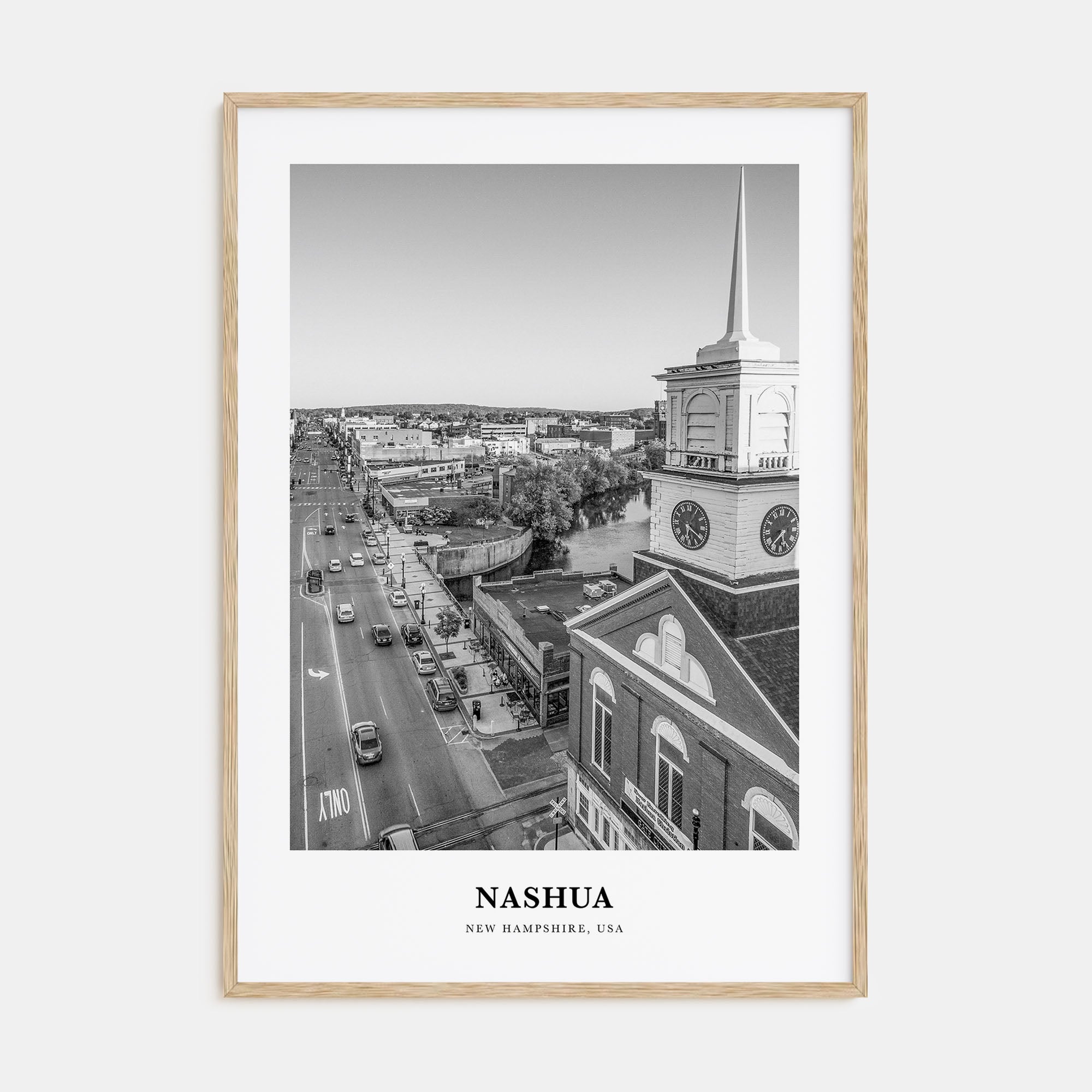 Nashua Portrait B&W Poster