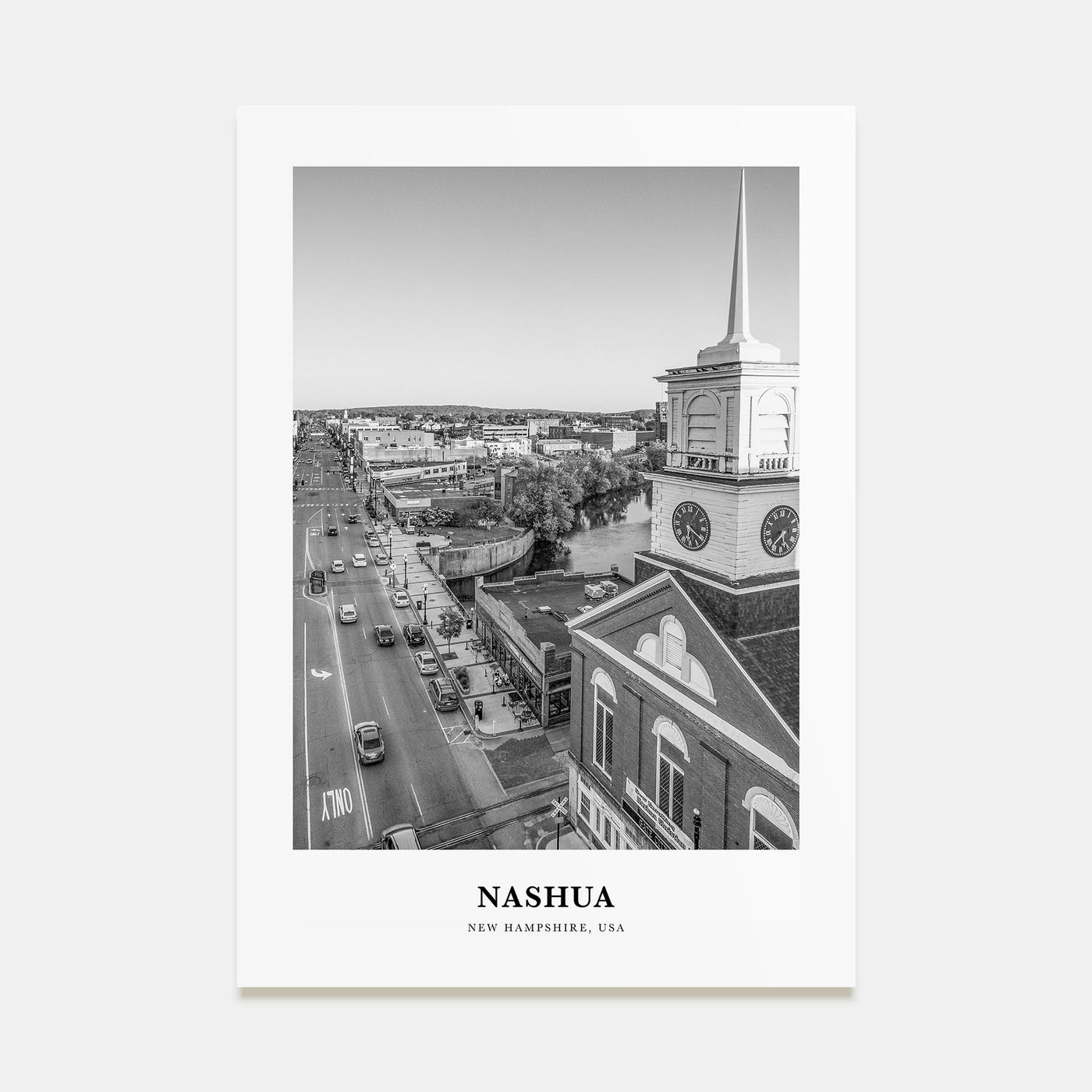 Nashua Portrait B&W Poster