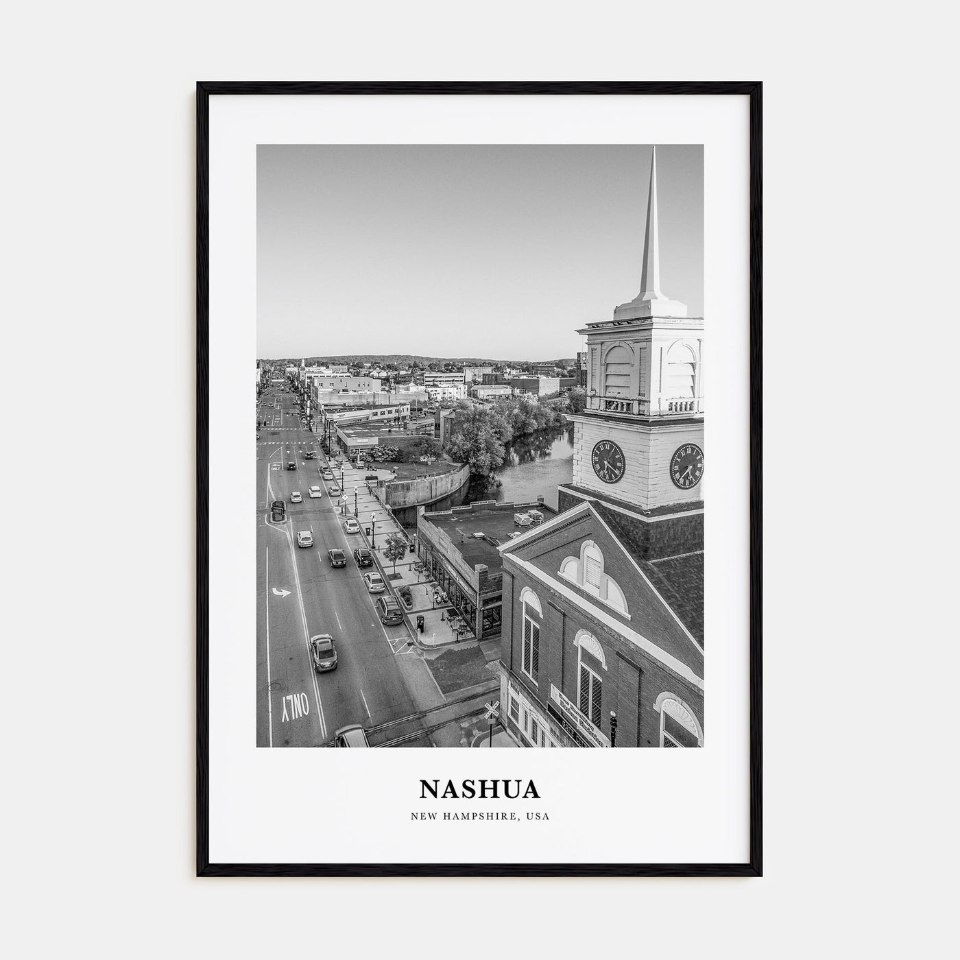 Nashua Portrait B&W Poster