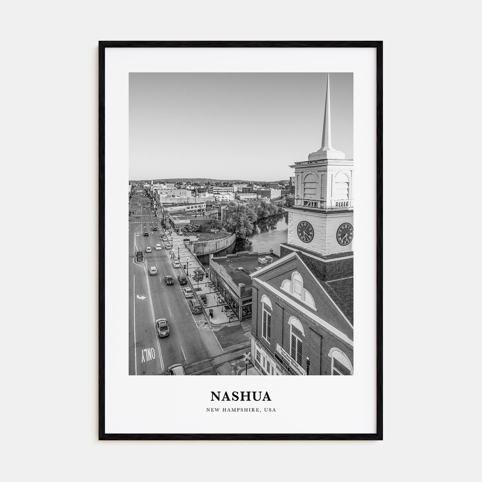 Nashua Portrait B&W Poster