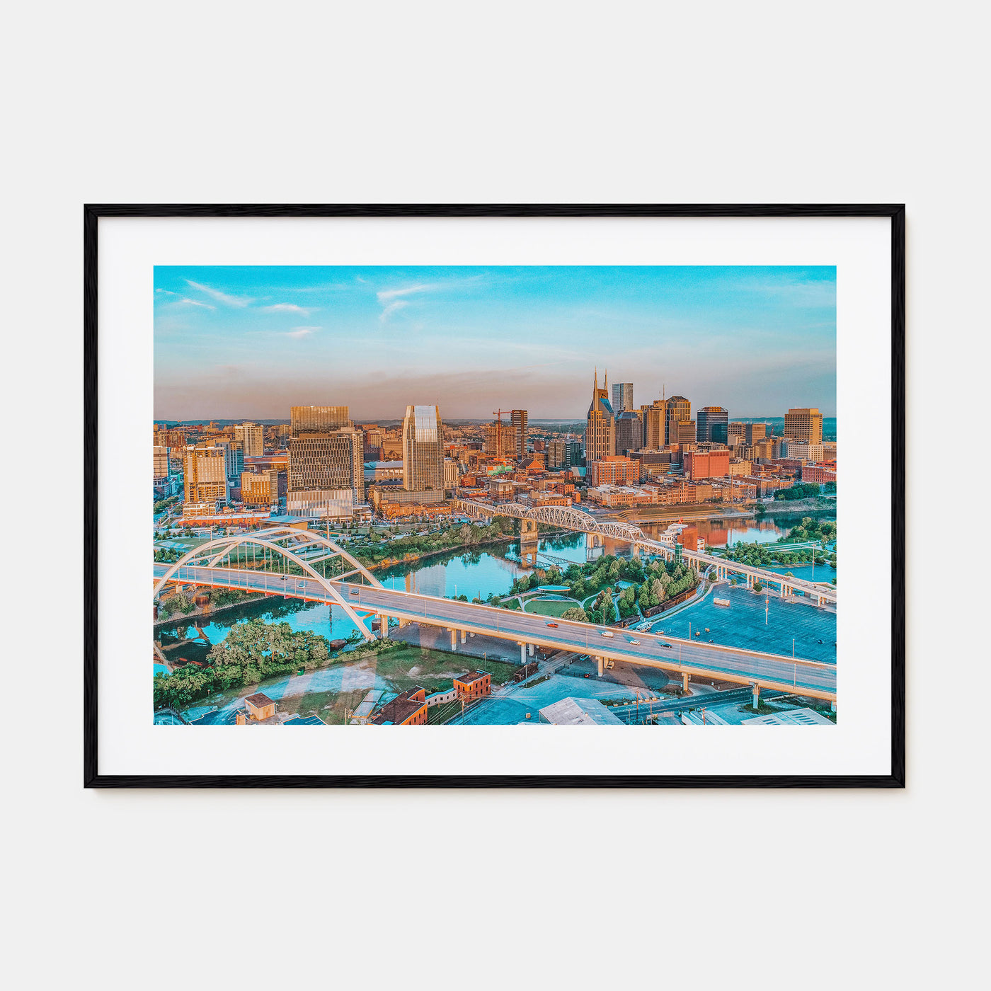 Nashville Landscape Color Poster