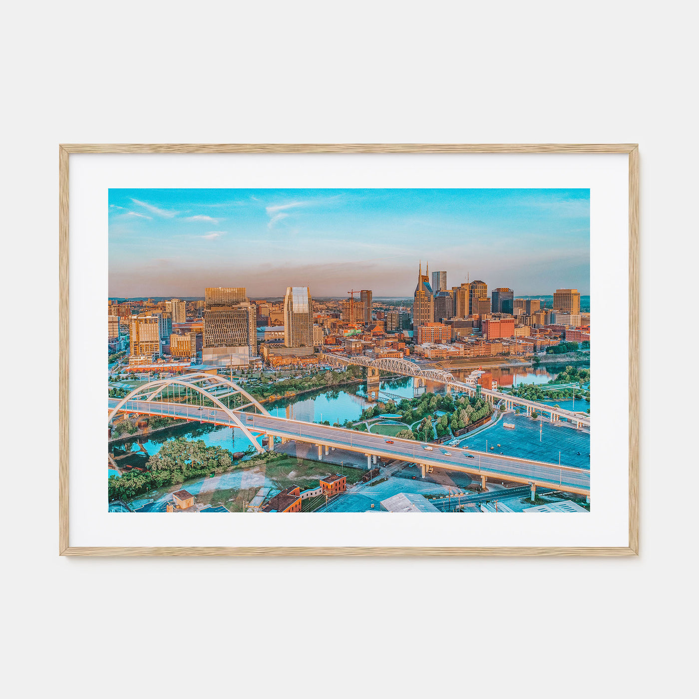 Nashville Landscape Color Poster