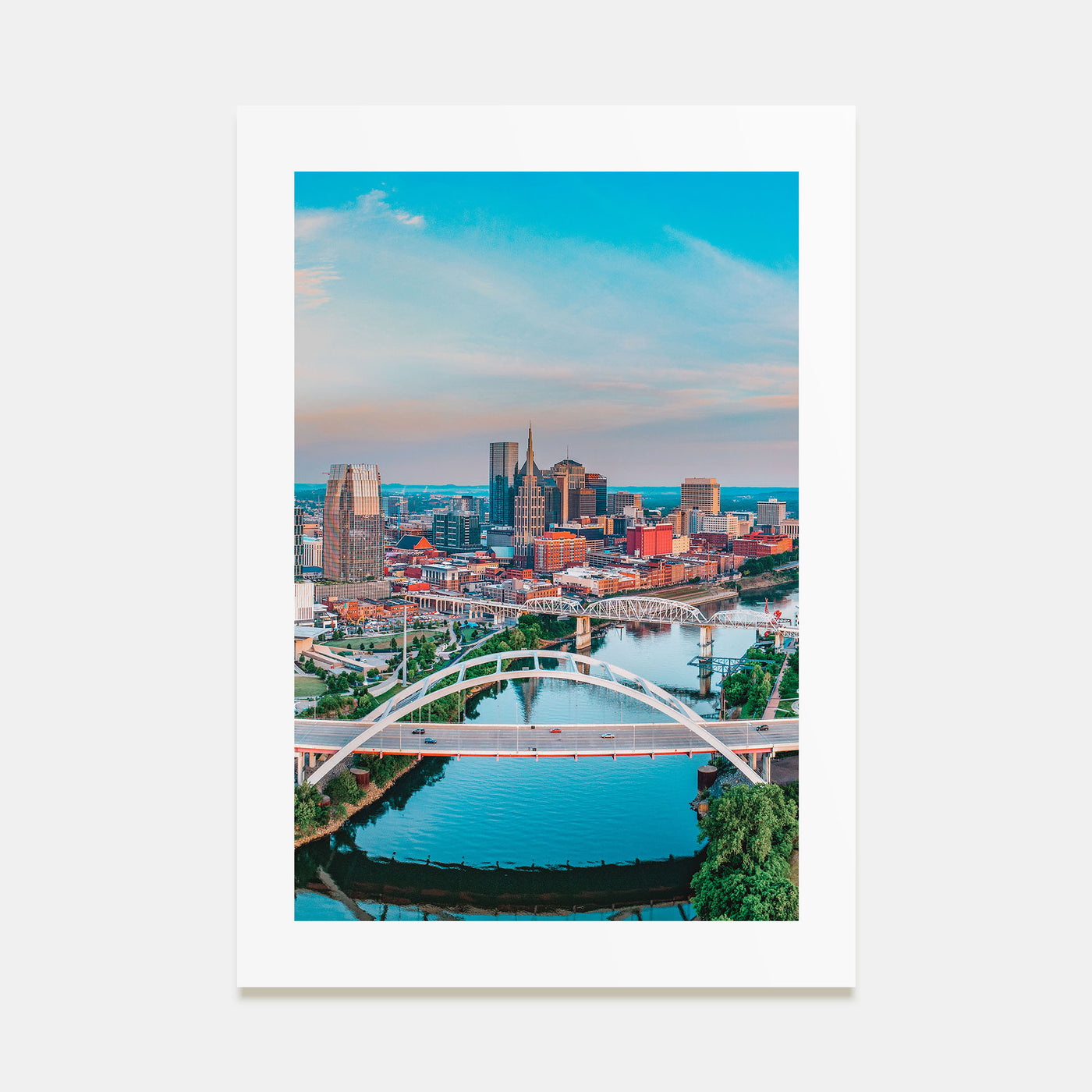 Nashville Photo Color Poster