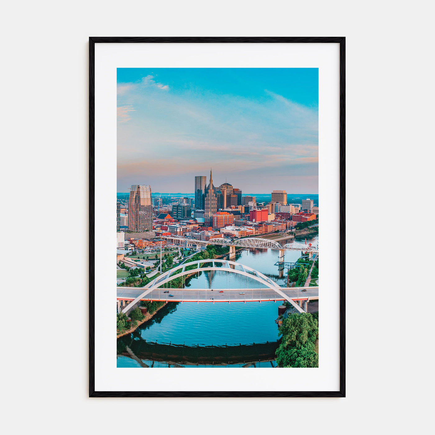 Nashville Photo Color Poster