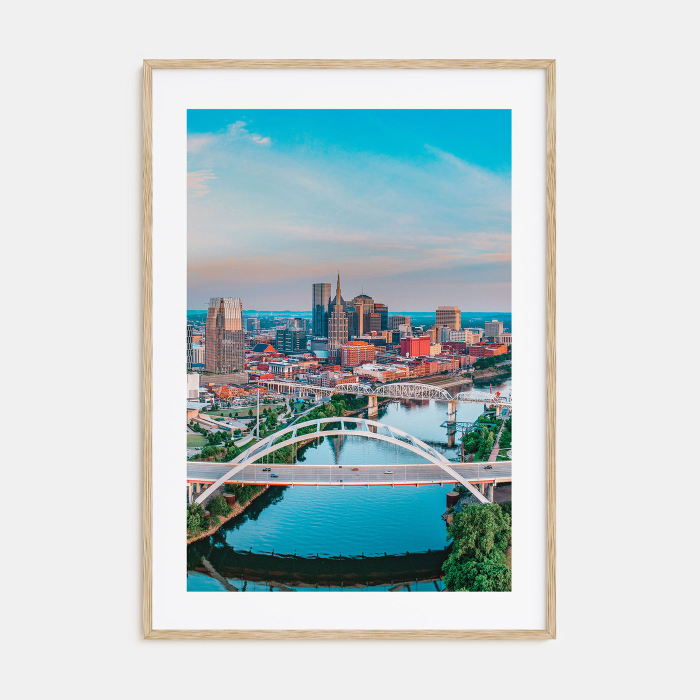 Nashville Photo Color Poster
