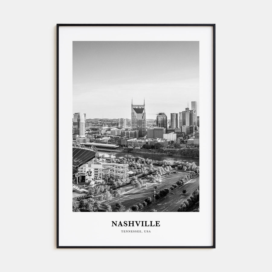 Nashville Portrait B&W No 2 Poster