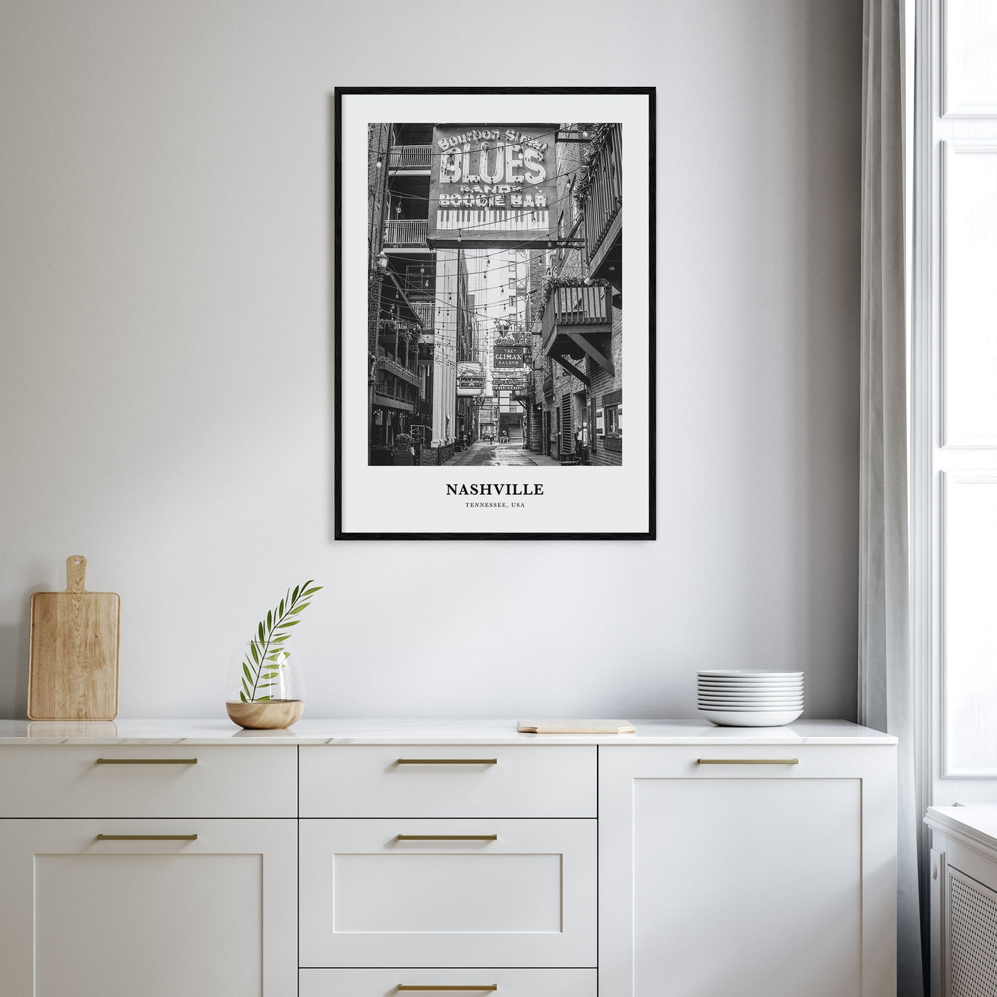 Nashville Portrait B&W No 3 Poster