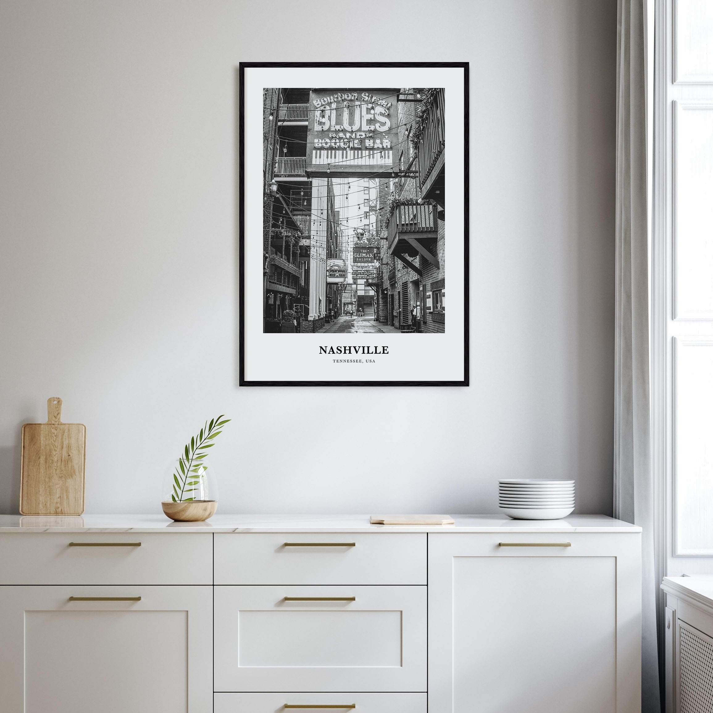 Nashville Portrait B&W No 3 Poster