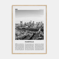 Nashville Travel B&W No 2 Poster