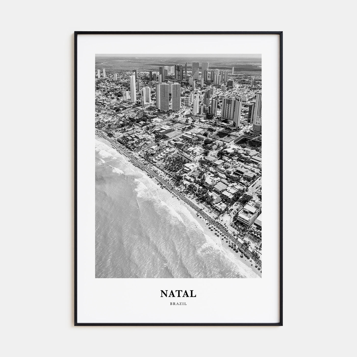 Natal Portrait B&W Poster
