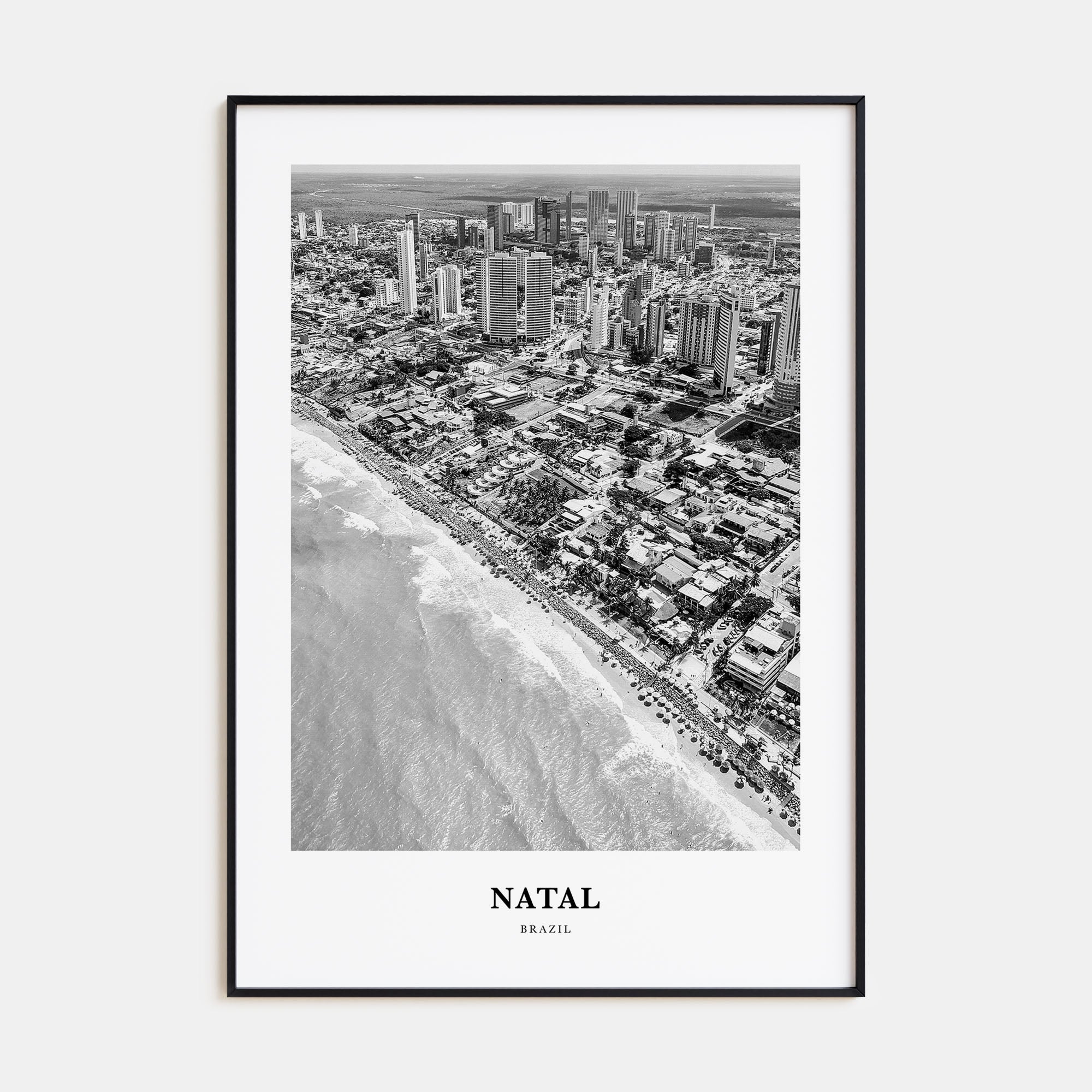 Natal Portrait B&W Poster