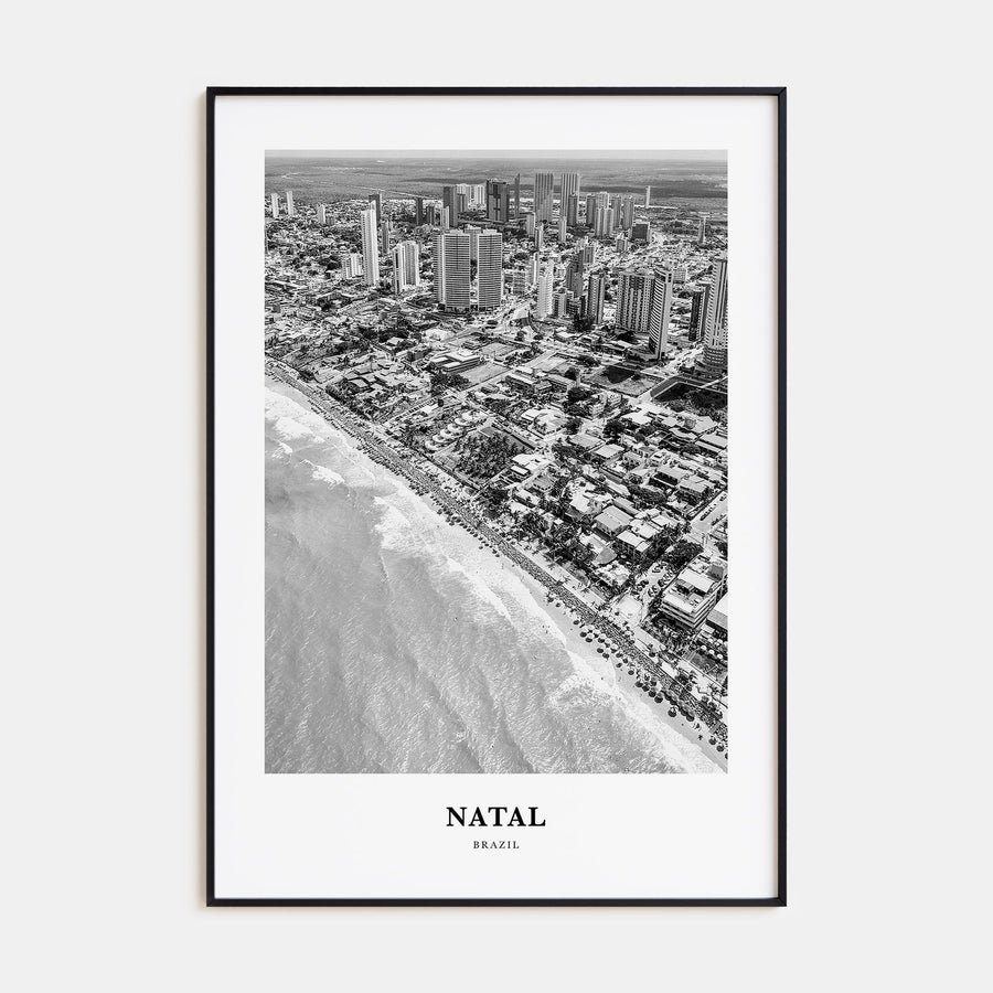 Natal Portrait B&W Poster