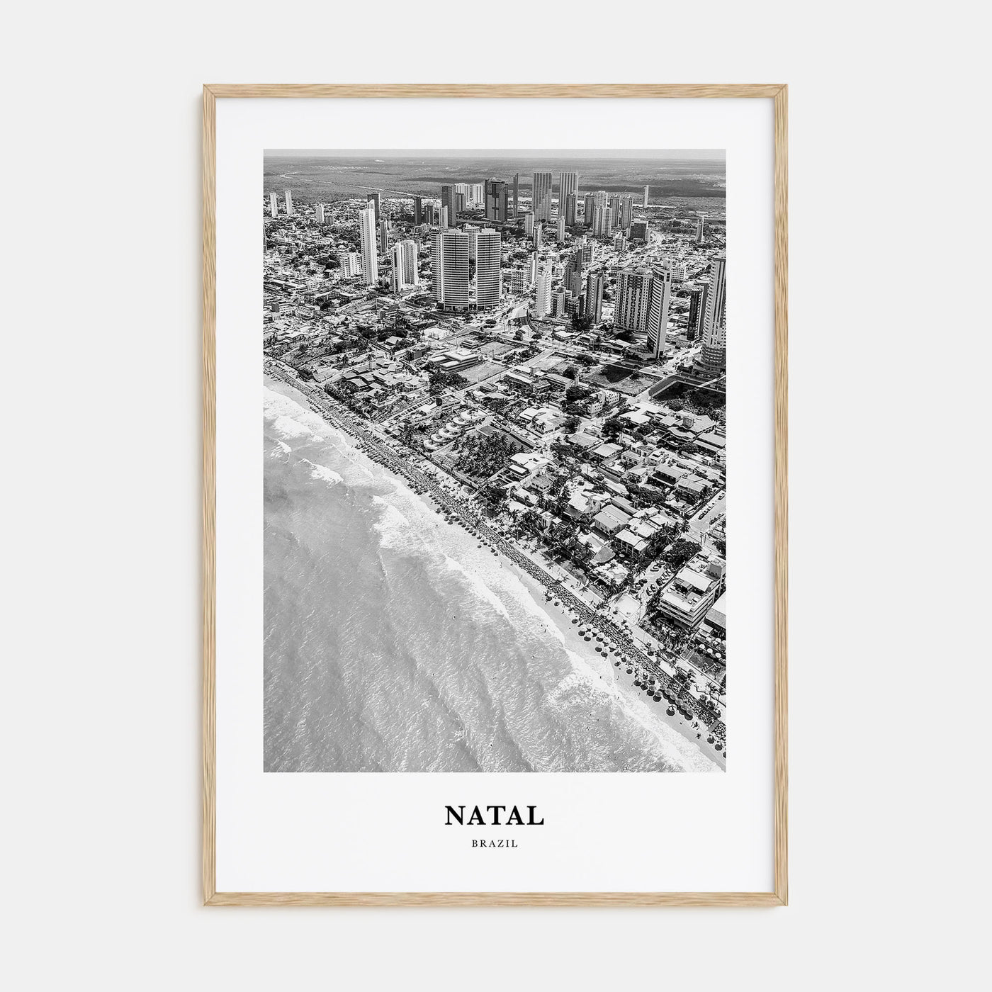 Natal Portrait B&W Poster