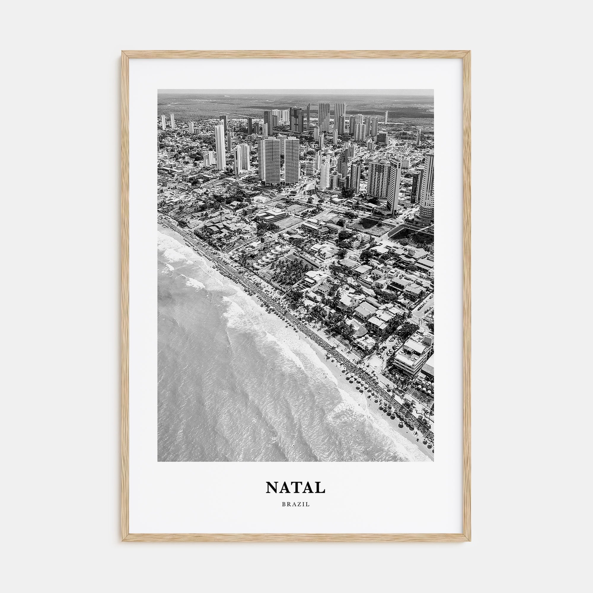 Natal Portrait B&W Poster
