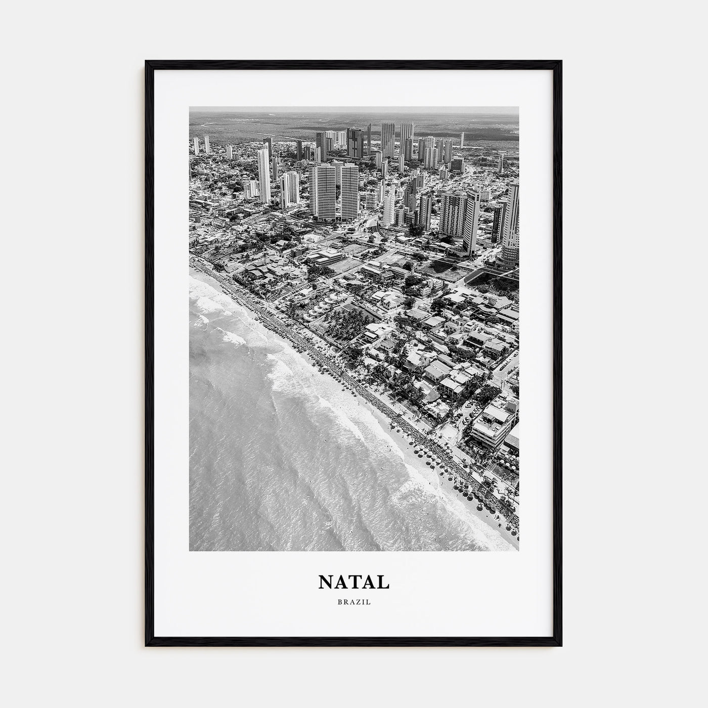 Natal Portrait B&W Poster