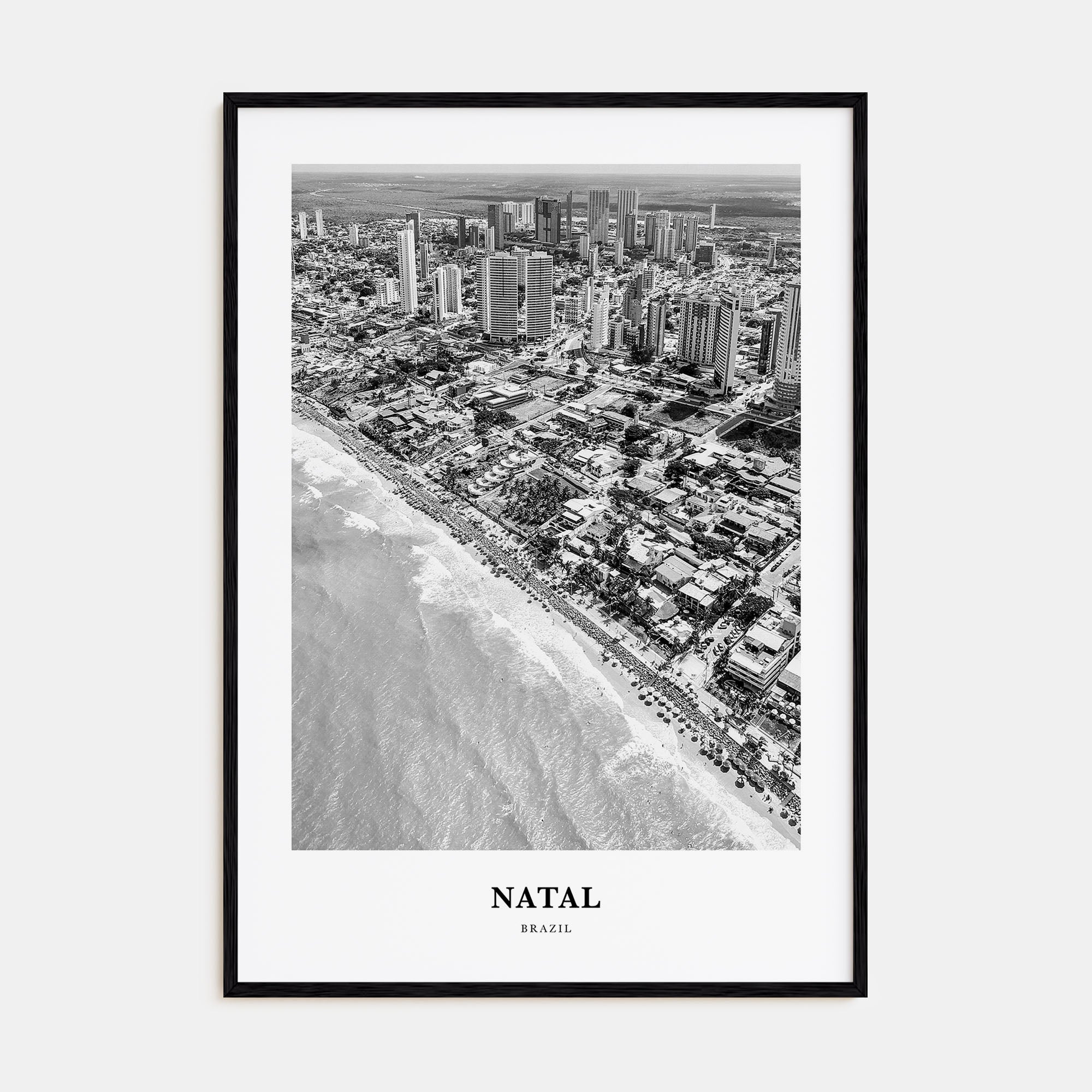 Natal Portrait B&W Poster