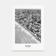 Natal Portrait B&W Poster