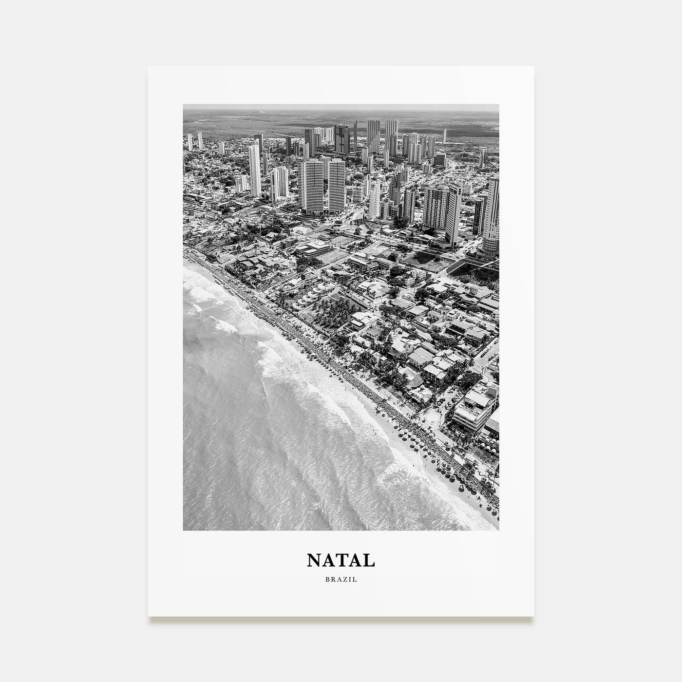 Natal Portrait B&W Poster