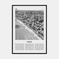 Natal Travel B&W Poster