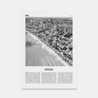 Natal Travel B&W Poster