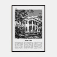 Natchez Travel B&W Poster