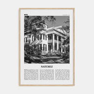 Natchez Travel B&W Poster