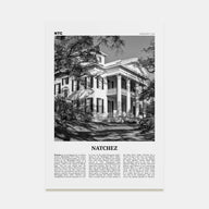 Natchez Travel B&W Poster
