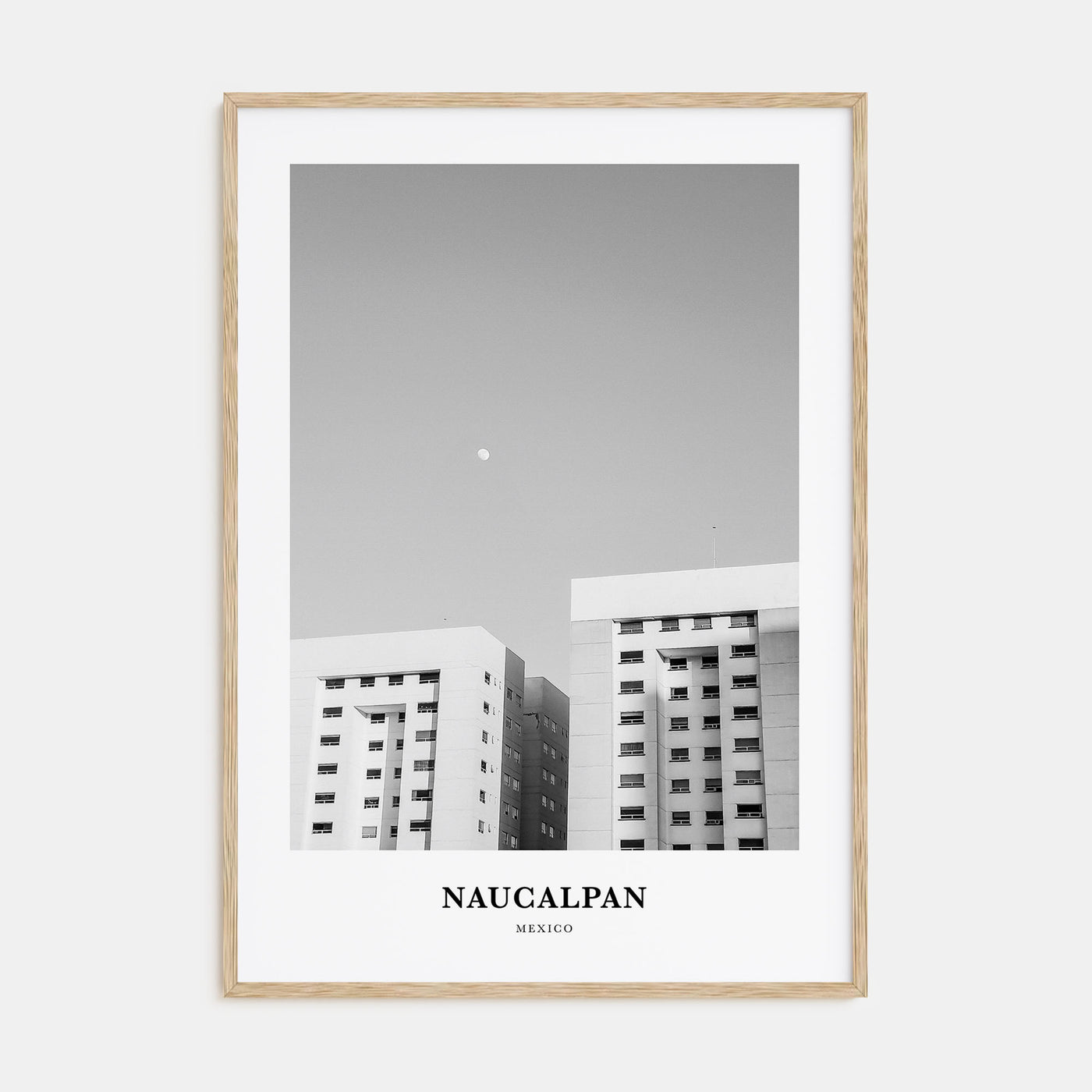 Naucalpan Portrait B&W Poster