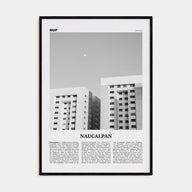 Naucalpan Travel B&W Poster