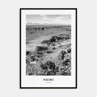Nauru Portrait B&W Poster