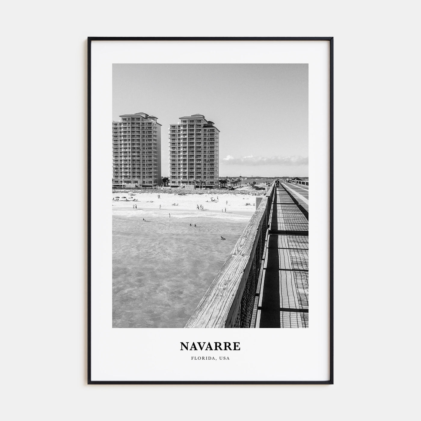 Navarre Portrait B&W Poster