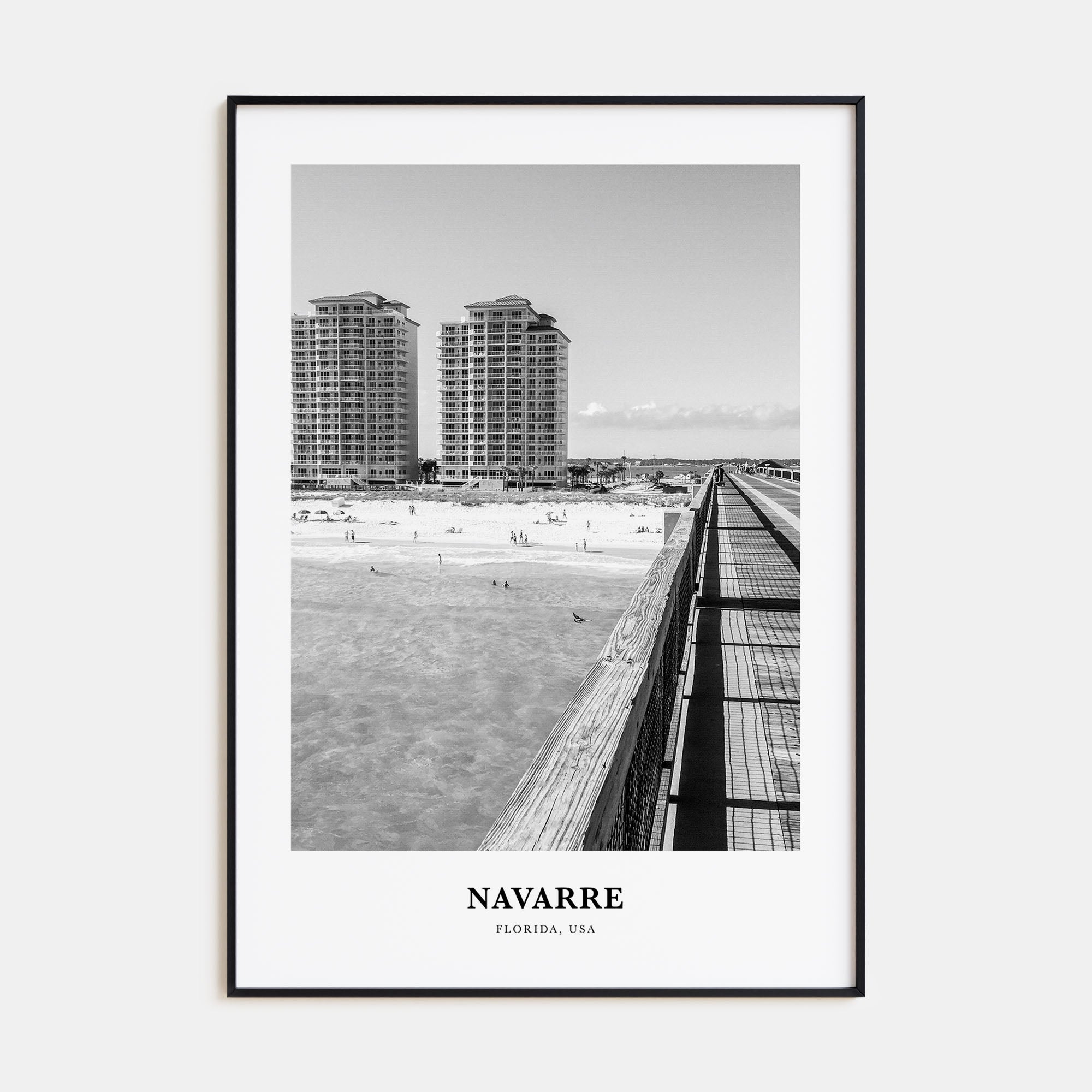 Navarre Portrait B&W Poster